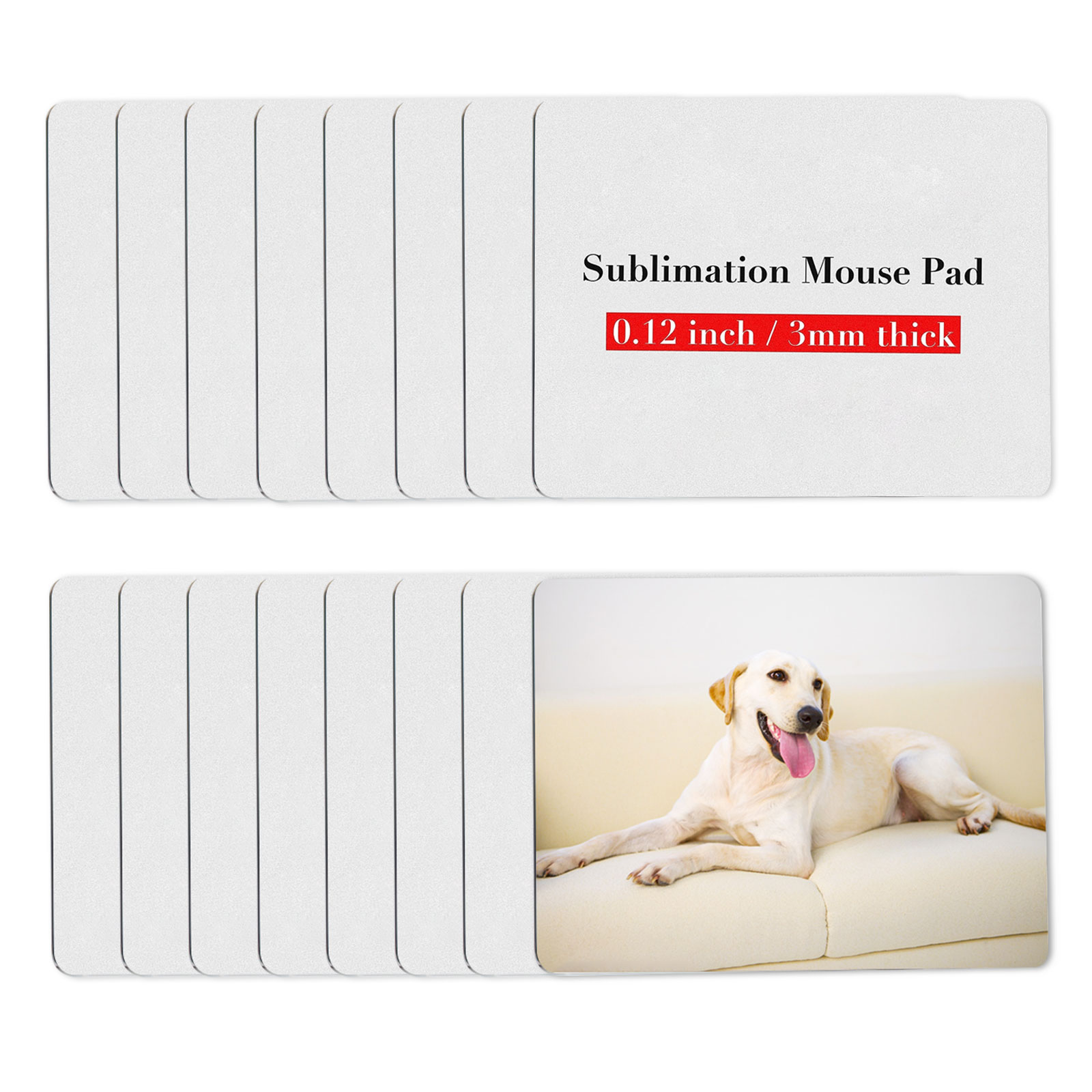 Mouse Pad Blank Sublimation - 8 adet Süblimasyon Mouse Pad Boş