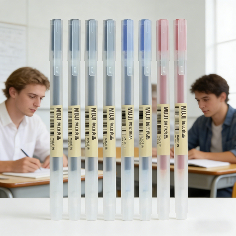 6/8 adet MUJIs tükenmez kalem  - Muji Stationery Gel Pen incelemesi ve fiyatı
