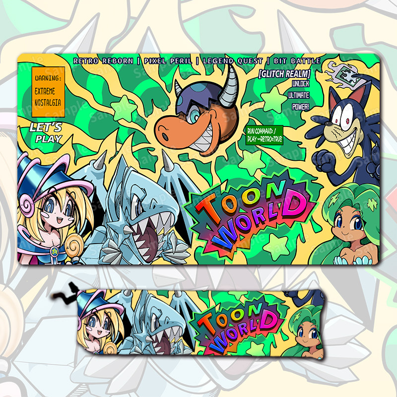 Yu-Gi-Oh! 600x350mm Toon Kara  - Door Mat Blank incelemesi ve fiyatı