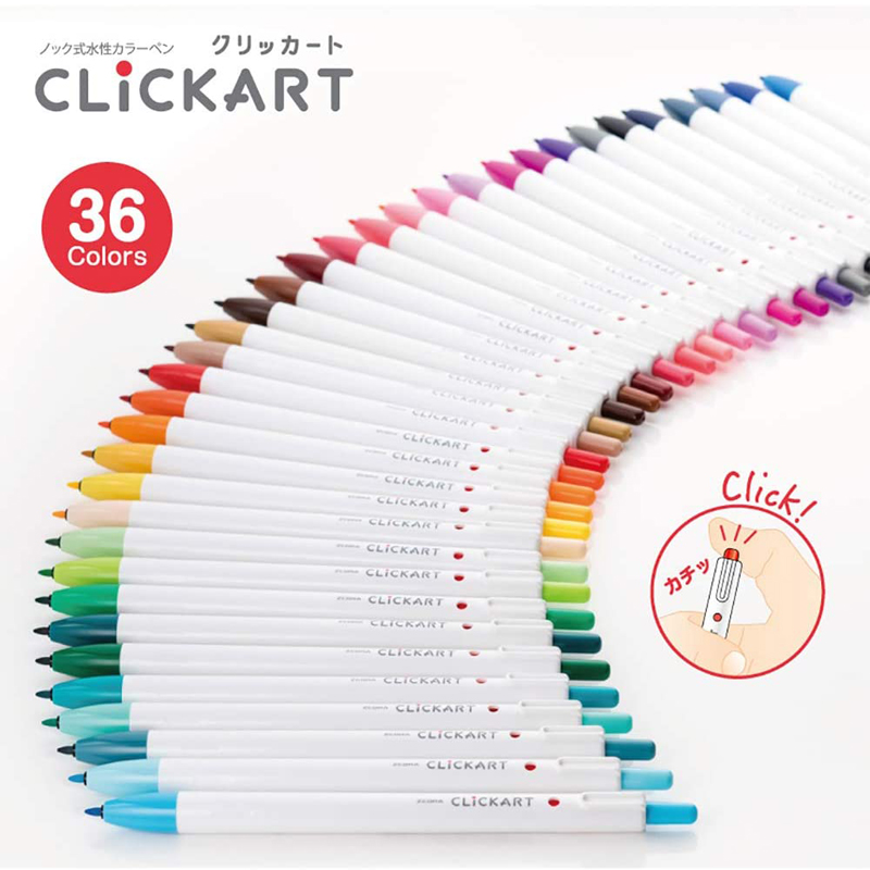 6/12/36/48 renkler ZEBRA Click - Zebra Pen Sarasa incelemesi ve fiyatı
